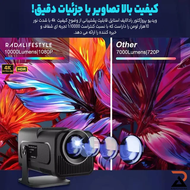 ویدئو پروژکتور رادا لایف استایل مدل PX-02 101937668